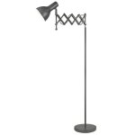 Lampadaire - industriel - articulé - métal - compatible led - h153 cm Lampadaire - industriel - articulé - métal - compatible led - h153 cm
