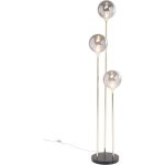 Lampadaire - kare - al capone - 176 cm - halogne - 3 ampoules g9