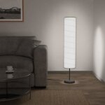 Lampadaire lampe de sol lampe de salon chambre avec support 121 cm blanc e27