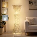 Lampadaire led r�glable - swamee - 47 pouces - temp�ratures de couleur: 3000k 4000k 6500k - 2 ampoules ...