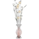 Lampadaire led rgb - globo - anton - aluminium - vase  fleurs