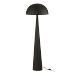 Lampadaire en m�tal champignon 148cm noir