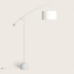 Lampadaire métal meetkunde - techbrey - blanc - 2000x360x1200 mm - led - contemporain - design Lampadaire métal meetkunde - techbrey - blanc - 2000x360x1200 mm - led - contemporain - design