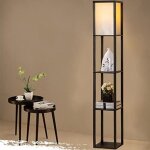 Lampadaire salon lampadaire bois massif - lampe sur pied de avec en bois etagères pour chambre et salon ... Lampadaire salon lampadaire bois massif - lampe sur pied de avec en bois etagères pour chambre et salon ...