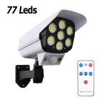 Lampadaire solaire à 77 led avec 3 modes de surveillance - 77 leds - style 1 - blanc Lampadaire solaire à 77 led avec 3 modes de surveillance - 77 leds - style 1 - blanc