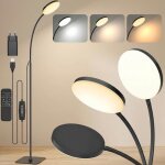 Lampadaire sur pied � col de cygnehauteur r�glablelampe led 360� rotatif 3 temp�ratures r�glables pour ...