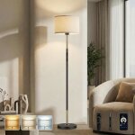 Lampadaire sur pied salon - swamee - commande tactile - application hxlight - t�l�commande - 3 temp�ratures ...