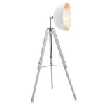 Lampadaire trépied en métal style rétro projecteur cinéma blanc versanora fascino vn - l00018 - eu Lampadaire trépied en métal style rétro projecteur cinéma blanc versanora fascino vn - l00018 - eu