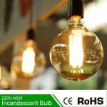 Lampes ampoules a globe grosse led edison e27 g80 40w blanc chaud eclairage omnidirectionnel lot de 2 ... Lampes ampoules a globe grosse led edison e27 g80 40w blanc chaud eclairage omnidirectionnel lot de 2 ...