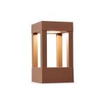 Lampe balise - agra - modle agra - led 5w - couleur rouille - usage intrieur / extrieur