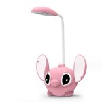Lampe de bureau - enfant - led rose - taille - crayon - design dessins animés - rechargeable usb Lampe de bureau - enfant - led rose - taille - crayon - design dessins animés - rechargeable usb