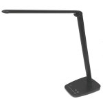 Lampe de bureau pliable led - twistled - noir - variateur de luminosit� - temp�rature de couleur r�glable ...