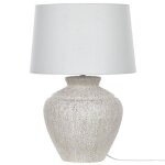 Lampe  poser en cramique blanc crme caine