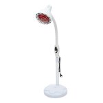 Lampe chauffante infrarouge de 275w avec socle orientable � 360� et r�glable pour la relaxation musculaire ...