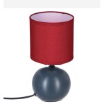 Lampe de chevet creacat bleu et rouge