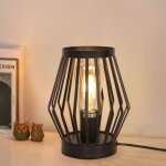 Delipop lampe de chevet ? noir ? e27 60w ? 17x17x22 cm Delipop lampe de chevet ? noir ? e27 60w ? 17x17x22 cm