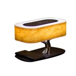 Lampe de chevet avec haut - parleur bluetooth chargeur sans fil lampe de table  gradation continuelampe ...
