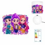 Lampe de chevet k - pop cr�ation kikoucat made in france pied en c�ramique possible personnalisable avec ...