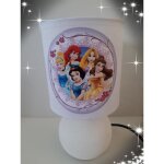 Lampe de chevet princesses pied ceramique