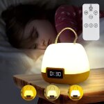 Lampe de chevet - veilleuse enfant - télécommande - couleurs changeantes - rechargeable - affichage de ... Lampe de chevet - veilleuse enfant - télécommande - couleurs changeantes - rechargeable - affichage de ...