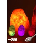 Lampe cristal de sel multicouleur 0. 5 - 1 kg