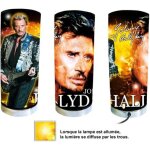 Lampe deco johnny hallyday