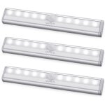 Lampe détecteur de mouvement lampe de placard veilleuse 10 led automatique appliques pour vitrines avec ... Lampe détecteur de mouvement lampe de placard veilleuse 10 led automatique appliques pour vitrines avec ...