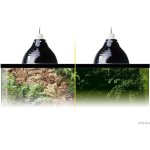 Lampe dclairage pour terrarium - exo terra - glow light s - pince avec douille porcelaine - rflecteur ...