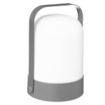 Lampe extrieur portative - atmosphera - led - noir - rechargeable usb - blanc chaud