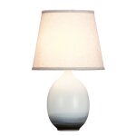 Lampe � poser - fine asianliving - porcelaine chinoise - diam�tre 28 cm - hauteur 46 cm - 40w led