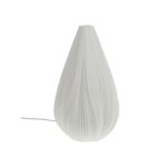 Lampe  poser flore 32 cm en porcelaine - amadeus