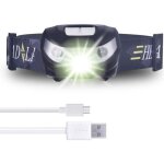 Lampe frontale - usb rechargeable - cree xp - e - 220 lumens - imperm�able - ipx4