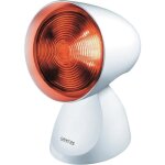 Lampe infrarouge th�rapeutique sanitas sil 06 - 100 w - favorise la circulation sanguine et la gu�rison ...