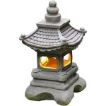 Lampe de jardin �nergie pagode lanterne ornements d�coratifs jardin cour r�sine artefact lampe statues ...