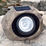Lampe de jardin en forme de pierre ? led paysage lumi�res solaire r�sine lanterne pelouse lumi�re rocher ...