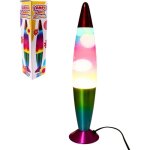 Lampe � lave d�corative - bg international - rainbow - multicolore - 41 cm - effet fluide hypnotique