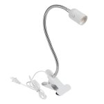Lampe de lecture - led - ajustable 360� - fixation par pince - m�tal et plastique