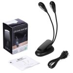 Lampe de lecture rechargeable et oculaire usb  14 led lampe de lecture  pince flexible en b - ??