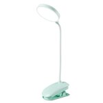 Lampe de lecture - lampe de bureau  pince led - rechargeable - flexible 360 - design contemporain
