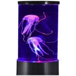 Lampe - mduse aquarium - led - rechargeable usb - 7 couleurs changeantes