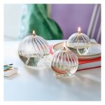 Lampes a poser - nature & d�couvertes : trio de lampes � huile - transparent