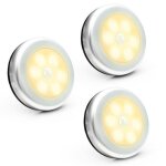 Lampe de nuit - zgeer - d�tecteur de mouvement - led - blanc chaud - pack de 3