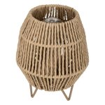 Lampe en papier naturel ida h17cm - atmosphera createur dinterieur - multicolore