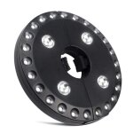 Lampe pour parasol - marque - 28 led lumière de parasol avec 3 modes de luminosité - noir Lampe pour parasol - marque - 28 led lumière de parasol avec 3 modes de luminosité - noir