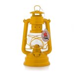 Lampe � p�trole - feuer hand - baby special 276 - acier galvanis� - jaune - 25. 5 cm