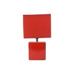 Lampe pied carre mat