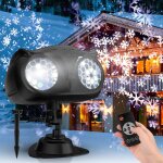 Lampe projecteur noël nacatin projecteur flocon de neige Étanches ip65 avec télécommande pour fête noël ... Lampe projecteur noël nacatin projecteur flocon de neige Étanches ip65 avec télécommande pour fête noël ...