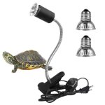Lampe pour reptiles - non sp�cifi� - 2 ampoules uva uvb 25w et 50w - support e27 - rotation 360�
