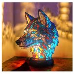 Lampe en r�sine teint�e - chambre de b�b� et d�coration pour tout - petits