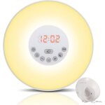 Lampe de réveil lampe de chevet lumiere du jour simulation daube - de crépuscule (10 intensités) 6 alarmes ... Lampe de réveil lampe de chevet lumiere du jour simulation daube - de crépuscule (10 intensités) 6 alarmes ...